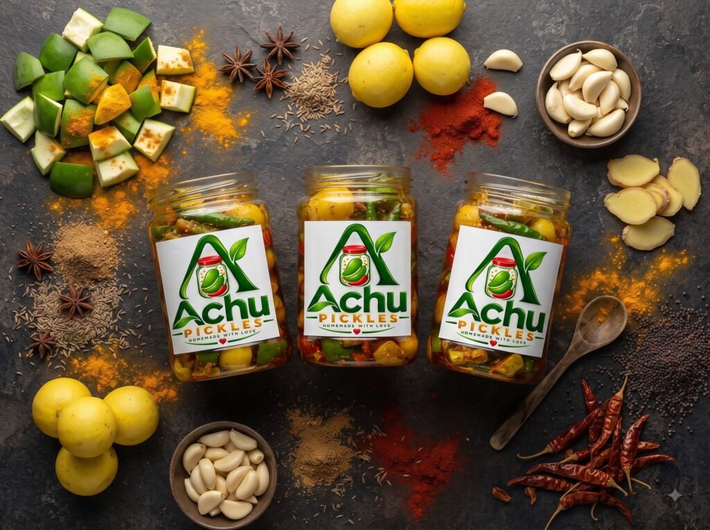 Authentic Kerala pickles made with traditional ingredients