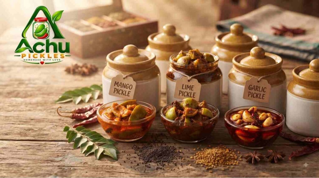 traditional Kerala pickles