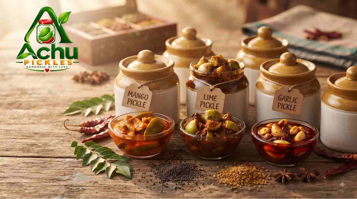 traditional Kerala pickles