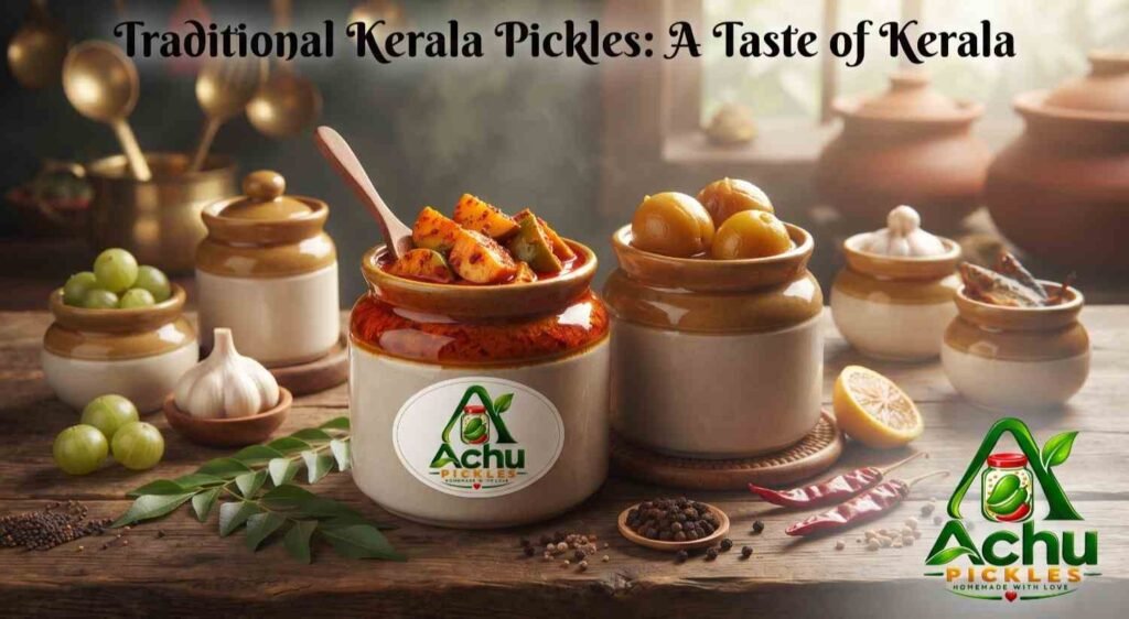 Traditional different Kerala pickles